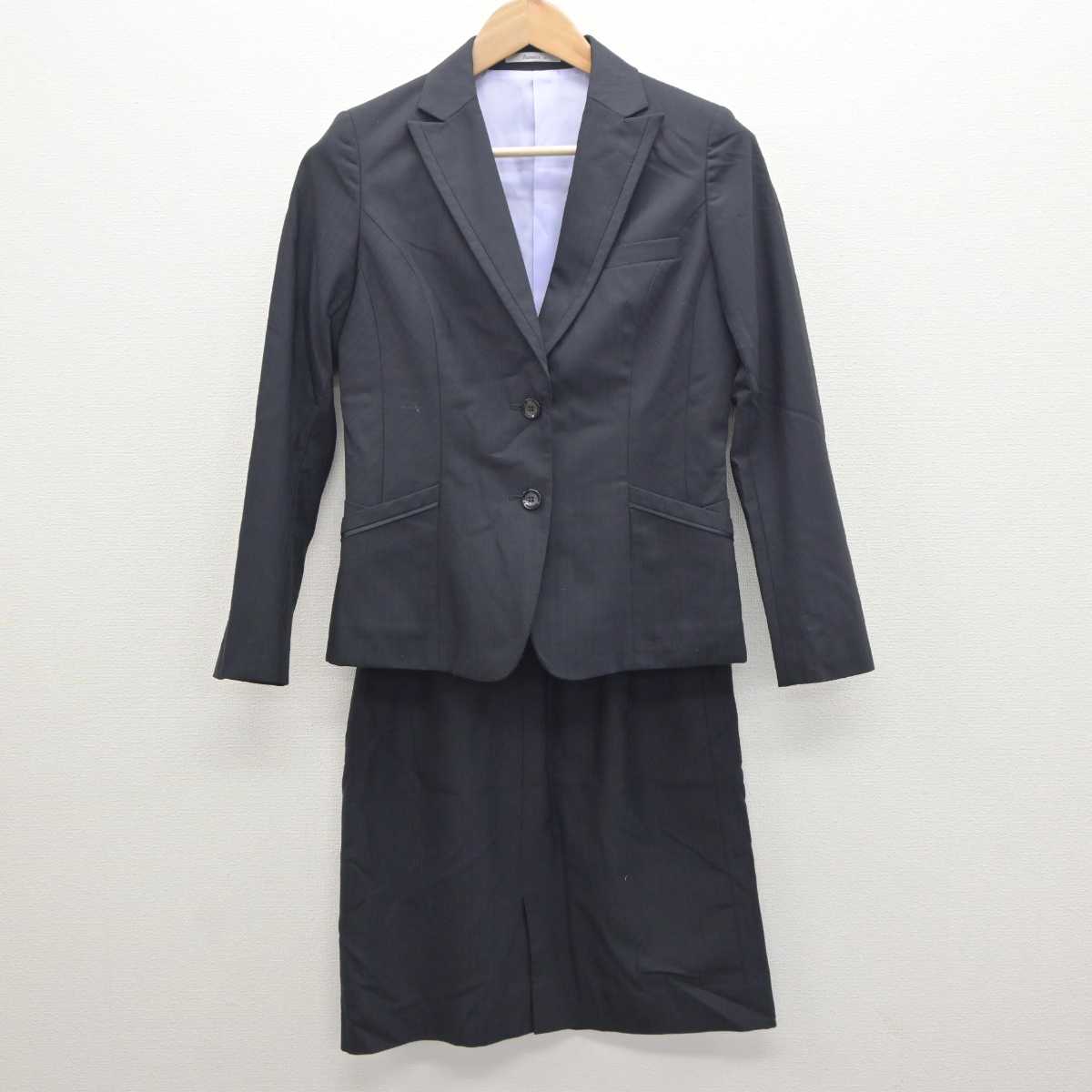 【中古】 事務服 女子制服 3点 (ジャケット・ベスト・スカート) sf064047