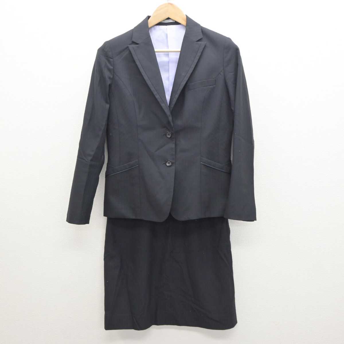 【中古】 事務服 女子制服 3点 (ジャケット・ベスト・スカート) sf064048