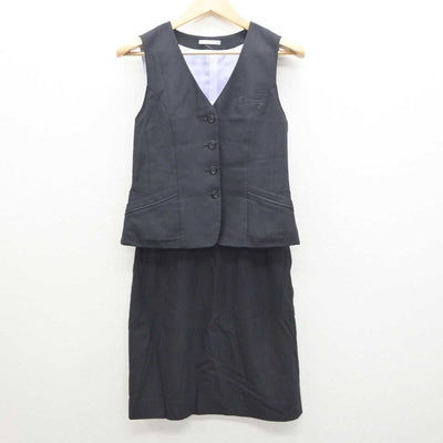 【中古】 事務服 女子制服 3点 (ジャケット・ベスト・スカート) sf064048