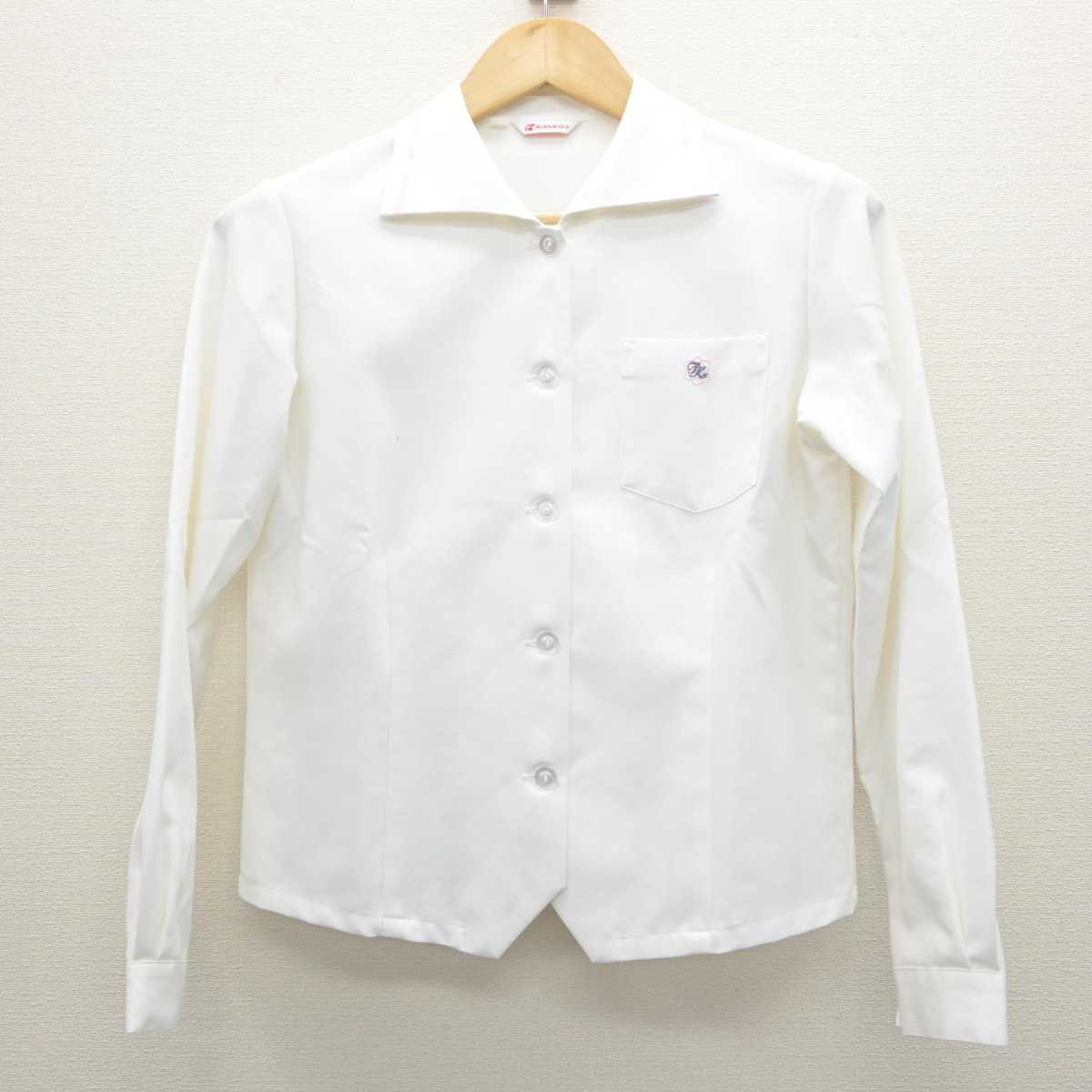 【中古】福井県 敦賀気比付属中学校 女子制服 2点 (ブラウス・スカート) sf064056