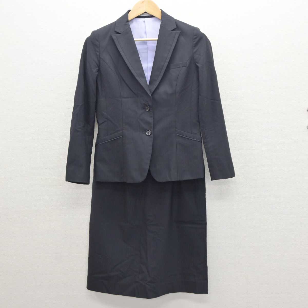 【中古】 事務服 女子制服 3点 (ジャケット・ベスト・スカート) sf064062