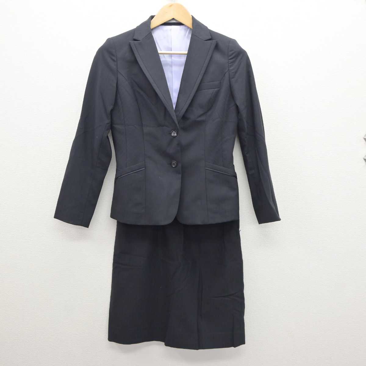 【中古】 事務服 女子制服 3点 (ジャケット・ベスト・スカート) sf064064