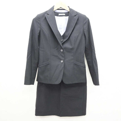 【中古】 事務服 女子制服 3点 (ジャケット・ベスト・スカート) sf064066