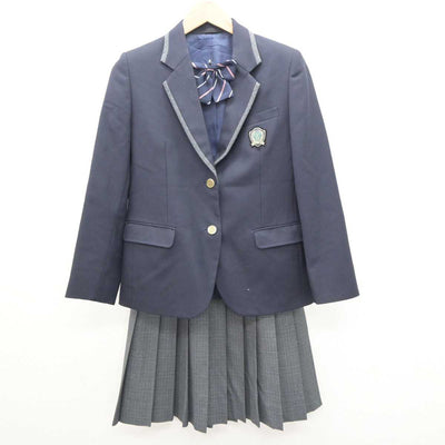 【中古】大阪府 竹見台中学校 女子制服 3点 (ブレザー・スカート) sf064072