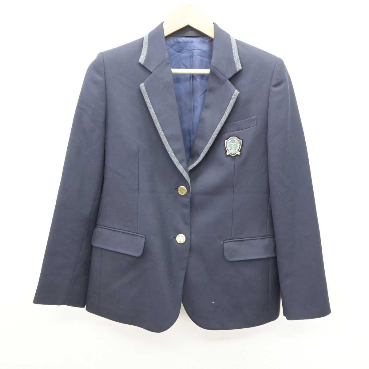 【中古】大阪府 竹見台中学校 女子制服 3点 (ブレザー・スカート) sf064072