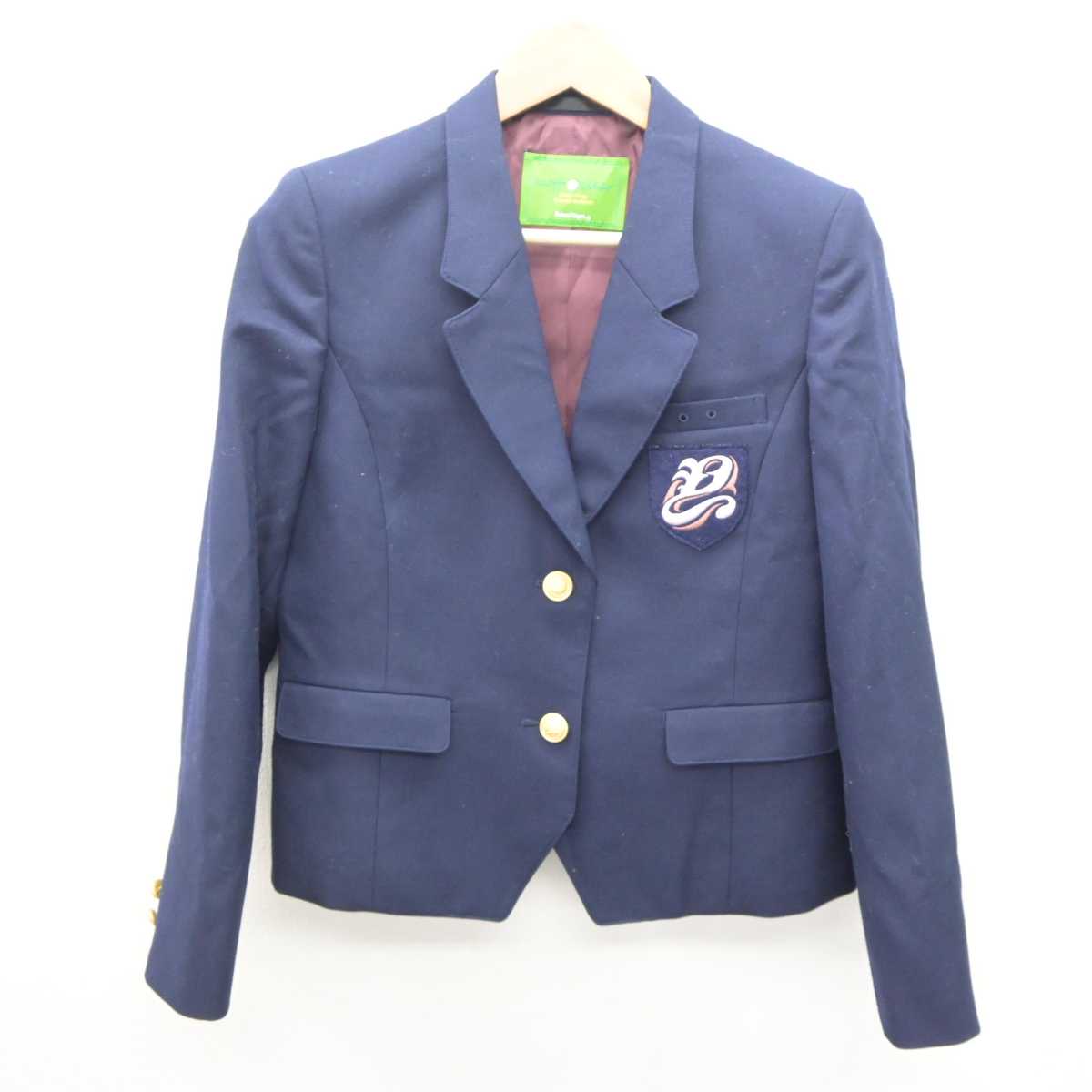 【中古】奈良県 八木中学校 女子制服 5点 (ブレザー・ベスト・シャツ・スカート) sf064074