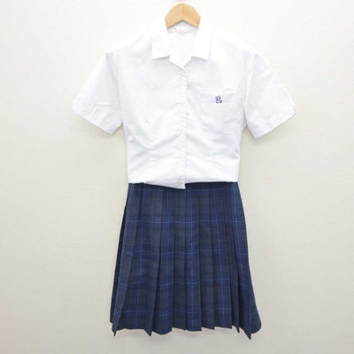 【中古】奈良県 八木中学校 女子制服 2点 (シャツ・スカート) sf064075