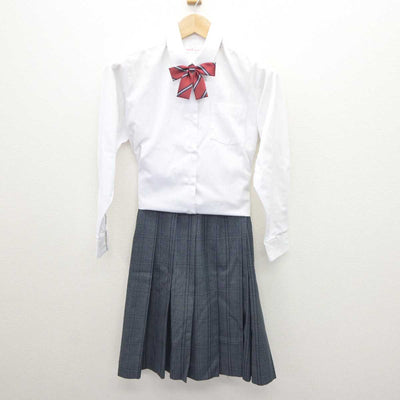 【中古】東京都 立川第七中学校 女子制服 4点 (ブレザー・シャツ・スカート) sf064077