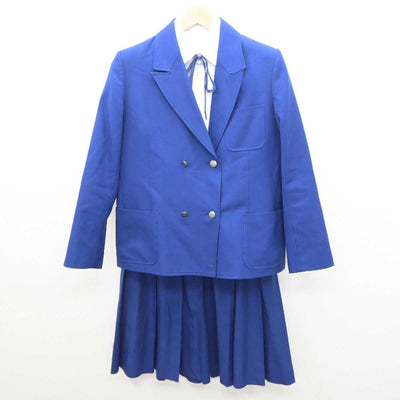 【中古】兵庫県 南ひばりガ丘中学校 女子制服 4点 (ブレザー・シャツ・スカート) sf064079