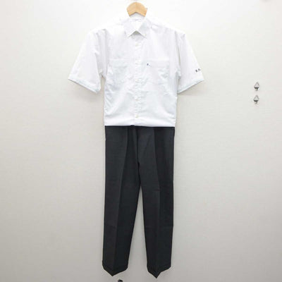 【中古】富山県 片山学園中学校・高等学校 男子制服 2点 (シャツ・ズボン) sf064085