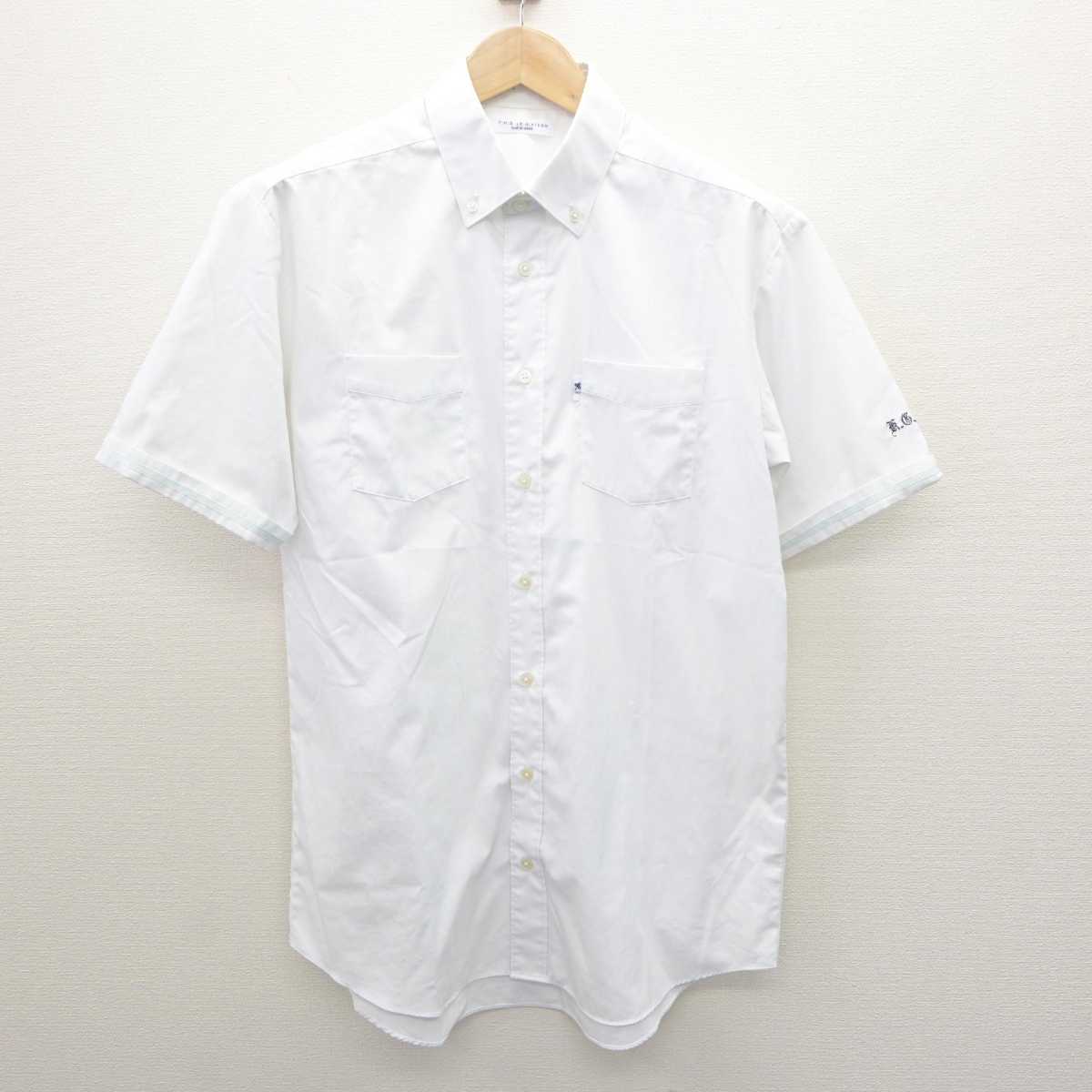 【中古】富山県 片山学園中学校・高等学校 男子制服 2点 (シャツ・ズボン) sf064085