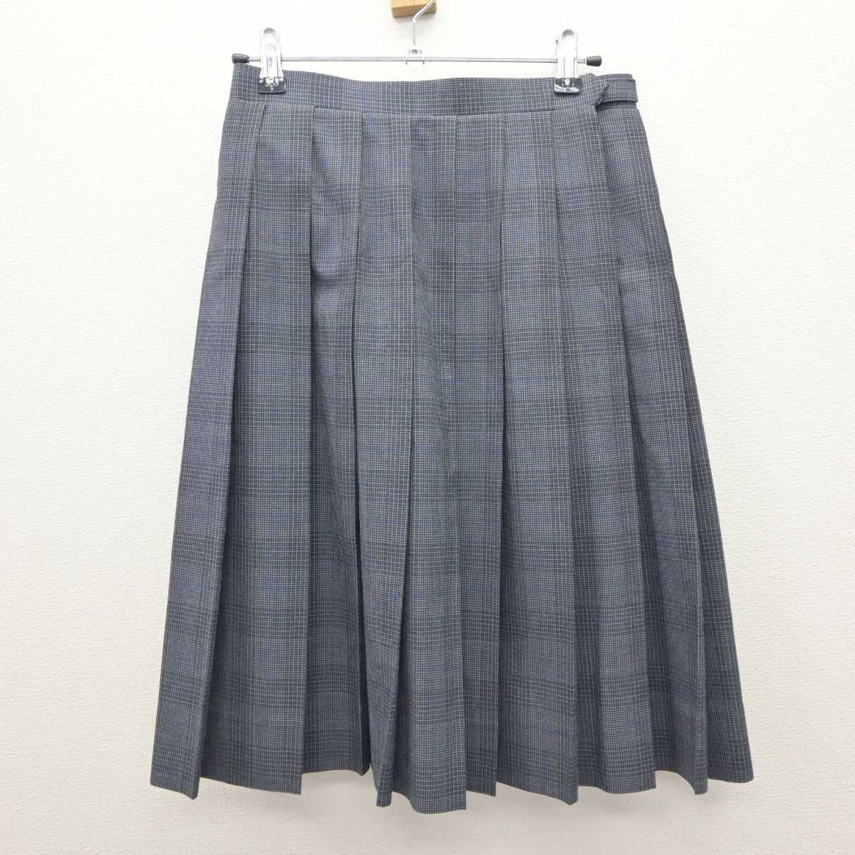 【中古】東京都 第三砂町中学校 女子制服 2点 (ニットベスト・スカート) sf064088