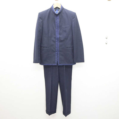 【中古】富山県 片山学園中学校・高等学校 男子制服 2点 (学ラン・ズボン) sf064089