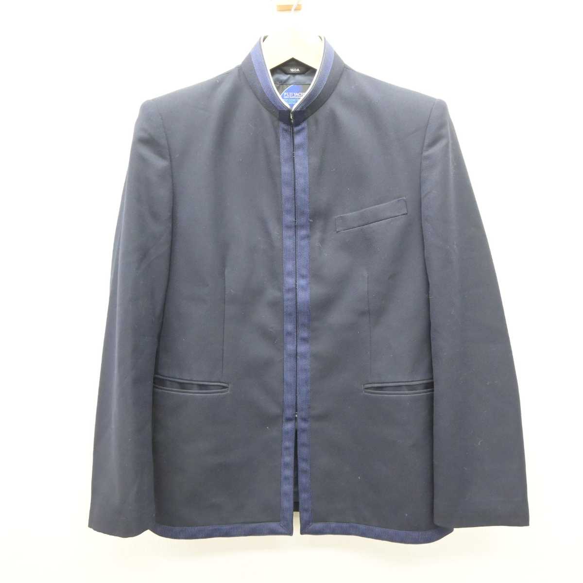 【中古】富山県 片山学園中学校・高等学校 男子制服 2点 (学ラン・ズボン) sf064089