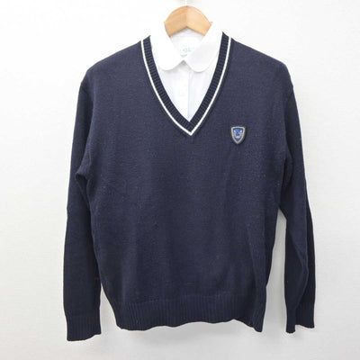 【中古】東京都 日本大学第三中学校・高等学校 女子制服 2点 (ニット・シャツ) sf064100