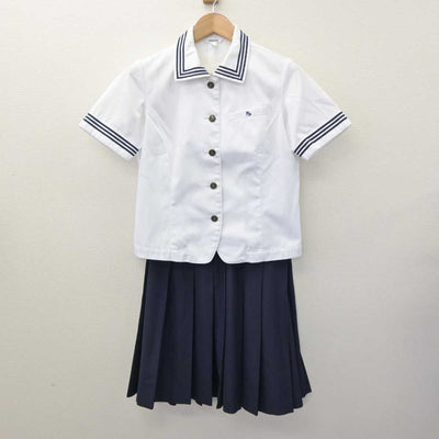 【中古】東京都 日本大学第三中学校・高等学校 女子制服 2点 (シャツ・スカート) sf064102