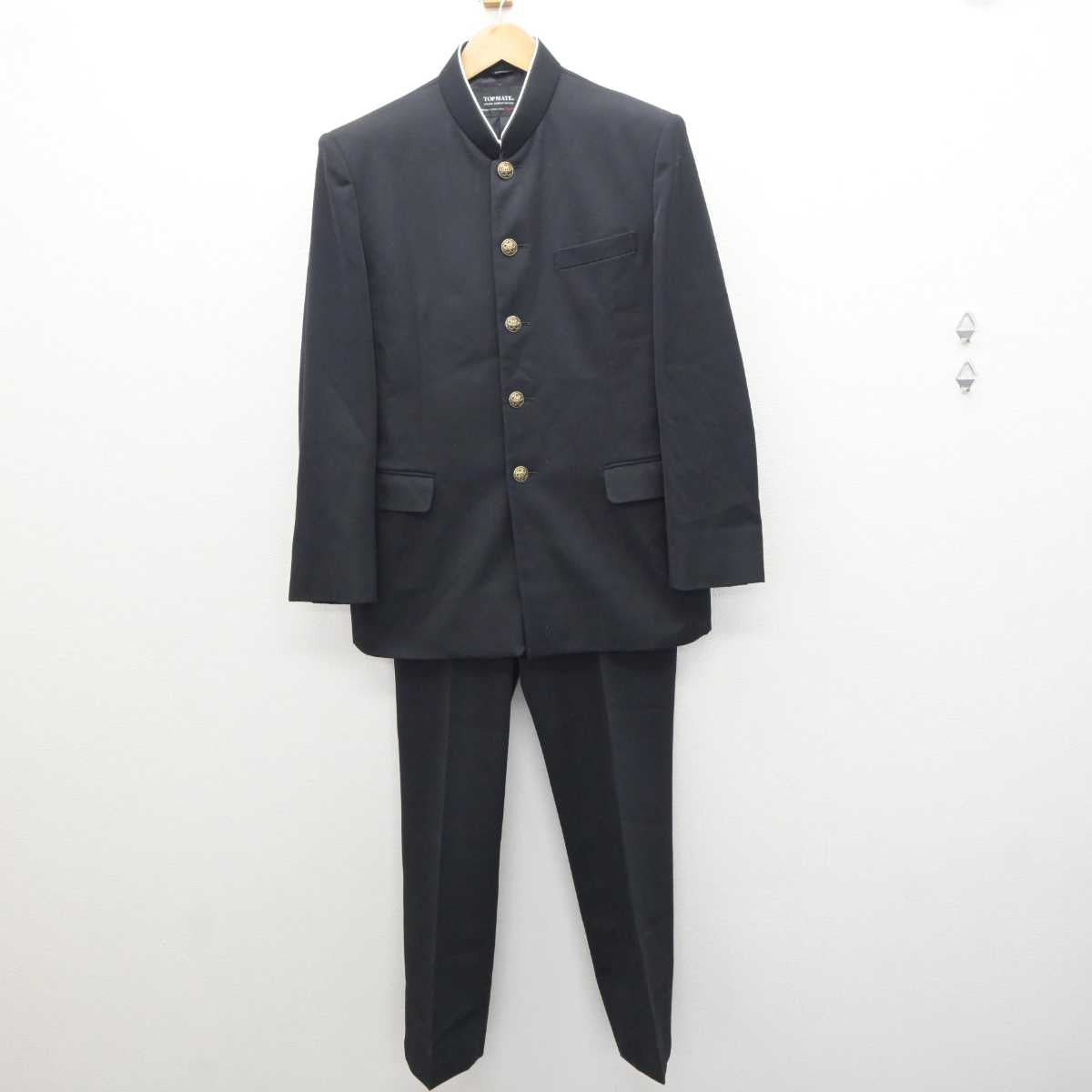 【中古】愛知県 井郷中学校 男子制服 2点 (学ラン・ズボン) sf064119