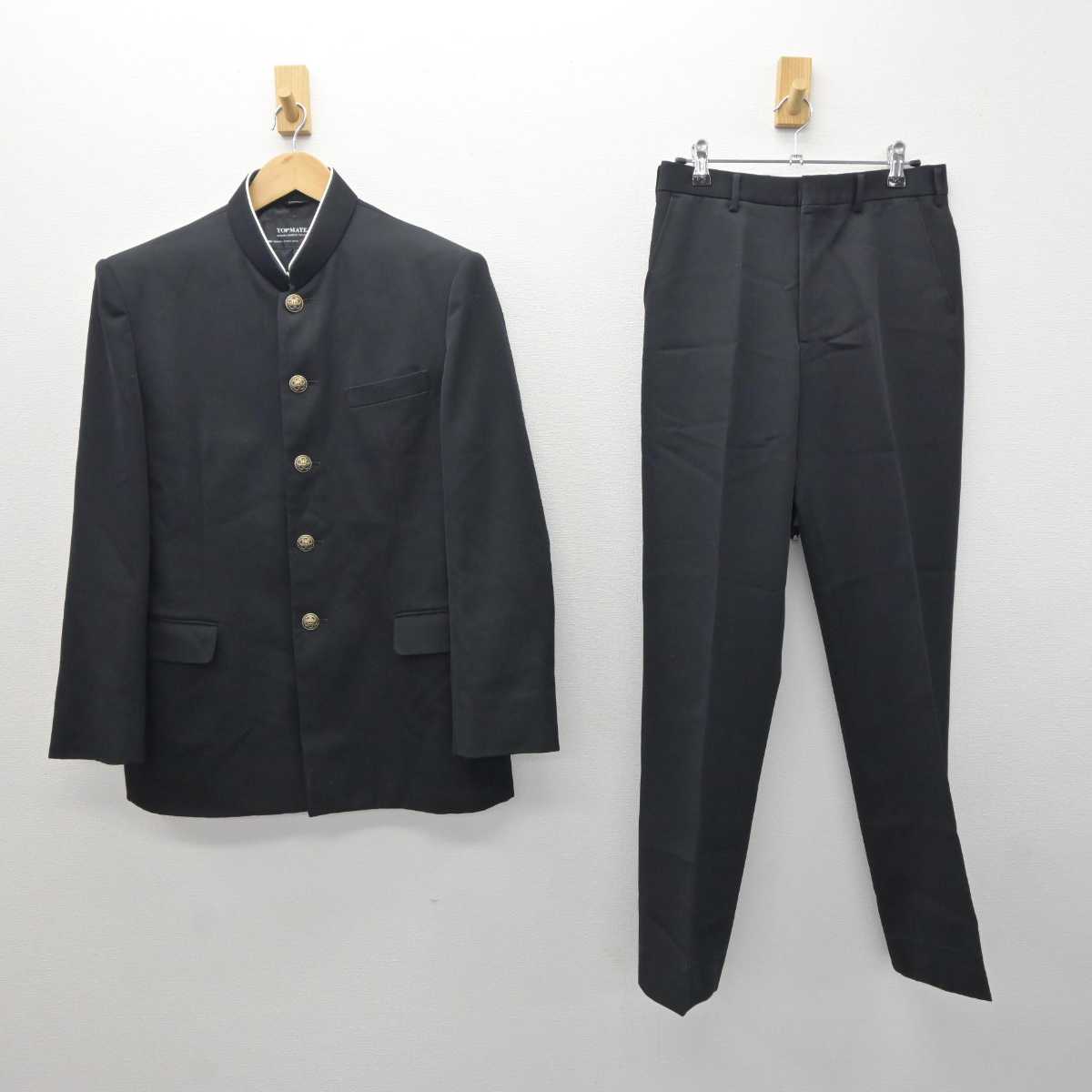 【中古】愛知県 井郷中学校 男子制服 2点 (学ラン・ズボン) sf064119