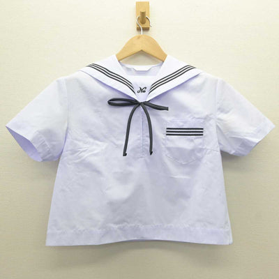【中古】兵庫県 灘中学校 女子制服 3点 (セーラー服・スカート) sf064142