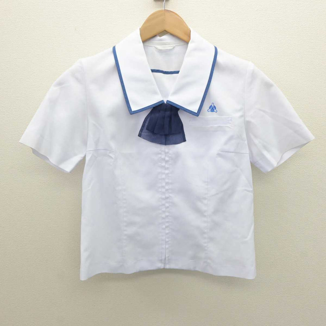 【中古】秋田県 新屋高等学校 女子制服 3点 (シャツ・スカート) sf064155