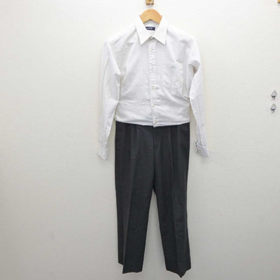 【中古】大阪府 布施高等学校 男子制服 5点 (ブレザー・シャツ・ズボン) sf064158