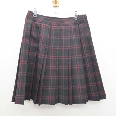 【中古】茨城県 取手第二高等学校 女子制服 2点 (シャツ・スカート) sf064182