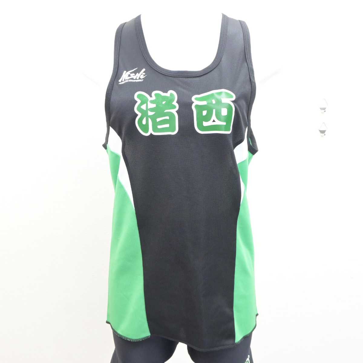 【中古】大阪府 渚西中学校/陸上部ユニフォーム 女子制服 2点 (部活ユニフォーム 上・部活ユニフォーム 下) sf064186