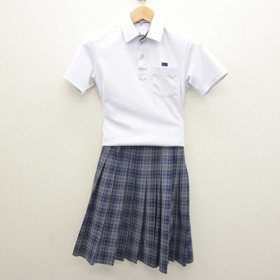 【中古】大阪府 墨江丘中学校 女子制服 3点 (シャツ・シャツ・スカート) sf064201