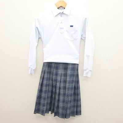 【中古】大阪府 墨江丘中学校 女子制服 3点 (シャツ・シャツ・スカート) sf064201