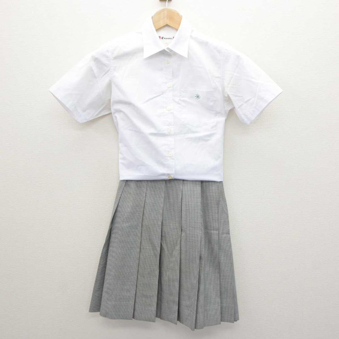 中古】岡山県 岡山城東高等学校 女子制服 2点 (シャツ・スカート) sf064207 | 中古制服通販パレイド