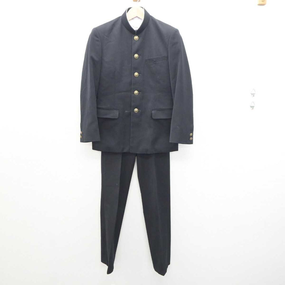 【中古】岡山県 邑久中学校 男子制服 3点 (学ラン・シャツ・ズボン) sf064212