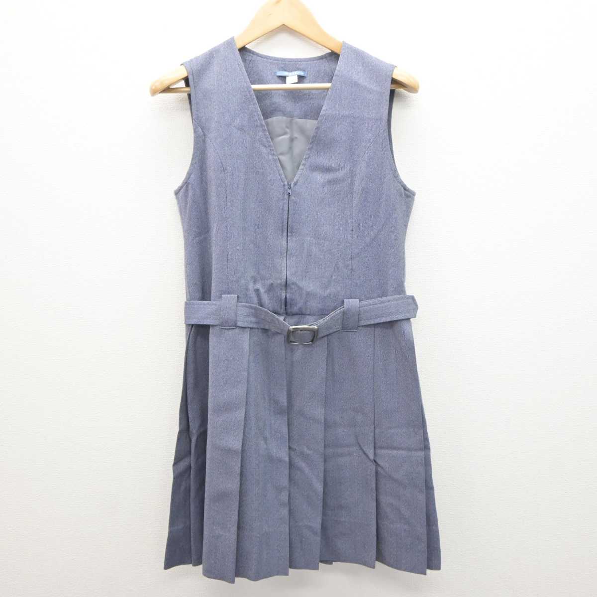 【中古】大阪府 大阪女学院高等学校 女子制服 3点 (ブレザー・ジャンパースカート) sf064215