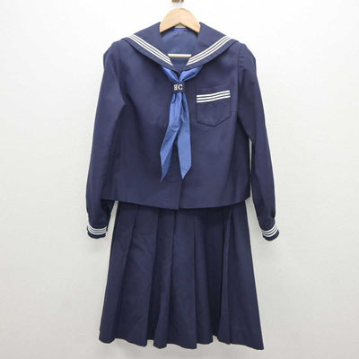 【中古】青森県 八戸商業高等学校 女子制服 3点 (セーラー服・スカート) sf064228