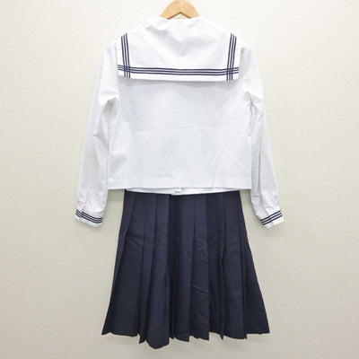 【中古】青森県 八戸商業高等学校 女子制服 2点 (セーラー服・スカート) sf064229