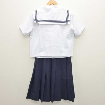 【中古】青森県 八戸商業高等学校 女子制服 2点 (セーラー服・スカート) sf064230