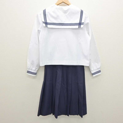 【中古】青森県 八戸商業高等学校 女子制服 2点 (セーラー服・スカート) sf064231