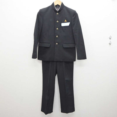 【中古】福岡県 新宮中学校 男子制服 3点 (学ラン・ズボン・ズボン) sf064240