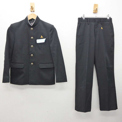 【中古】福岡県 新宮中学校 男子制服 3点 (学ラン・ズボン・ズボン) sf064240