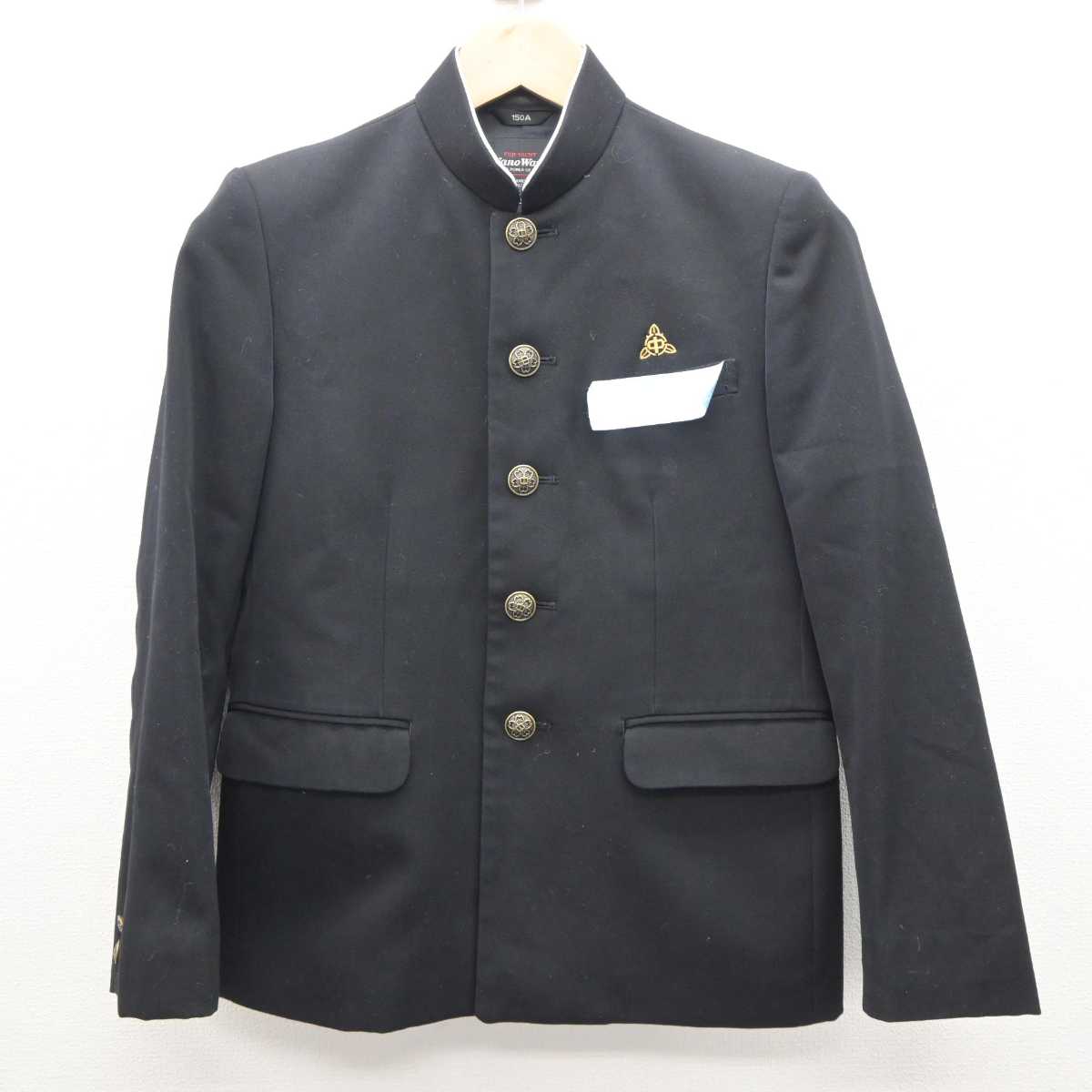 【中古】福岡県 新宮中学校 男子制服 3点 (学ラン・ズボン・ズボン) sf064240