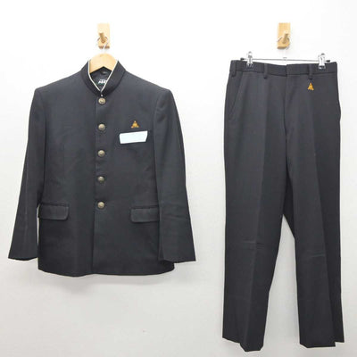 【中古】福岡県 新宮中学校 男子制服 4点 (学ラン・ズボン・ズボン) sf064241