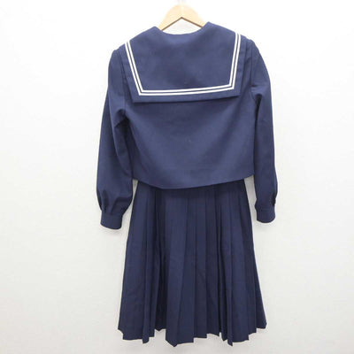 【中古】愛知県 一柳中学校 女子制服 3点 (セーラー服・スカート) sf064264