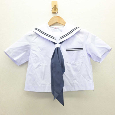 【中古】広島県 日比崎中学校 女子制服 3点 (セーラー服・スカート) sf064276