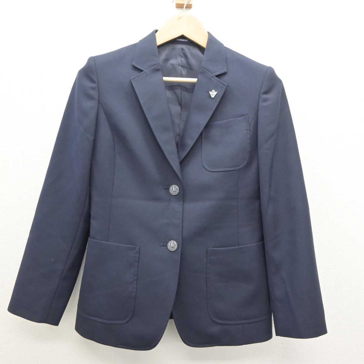 【中古】千葉県 松ヶ丘中学校 女子制服 4点 (ブレザー・スカート) sf064282