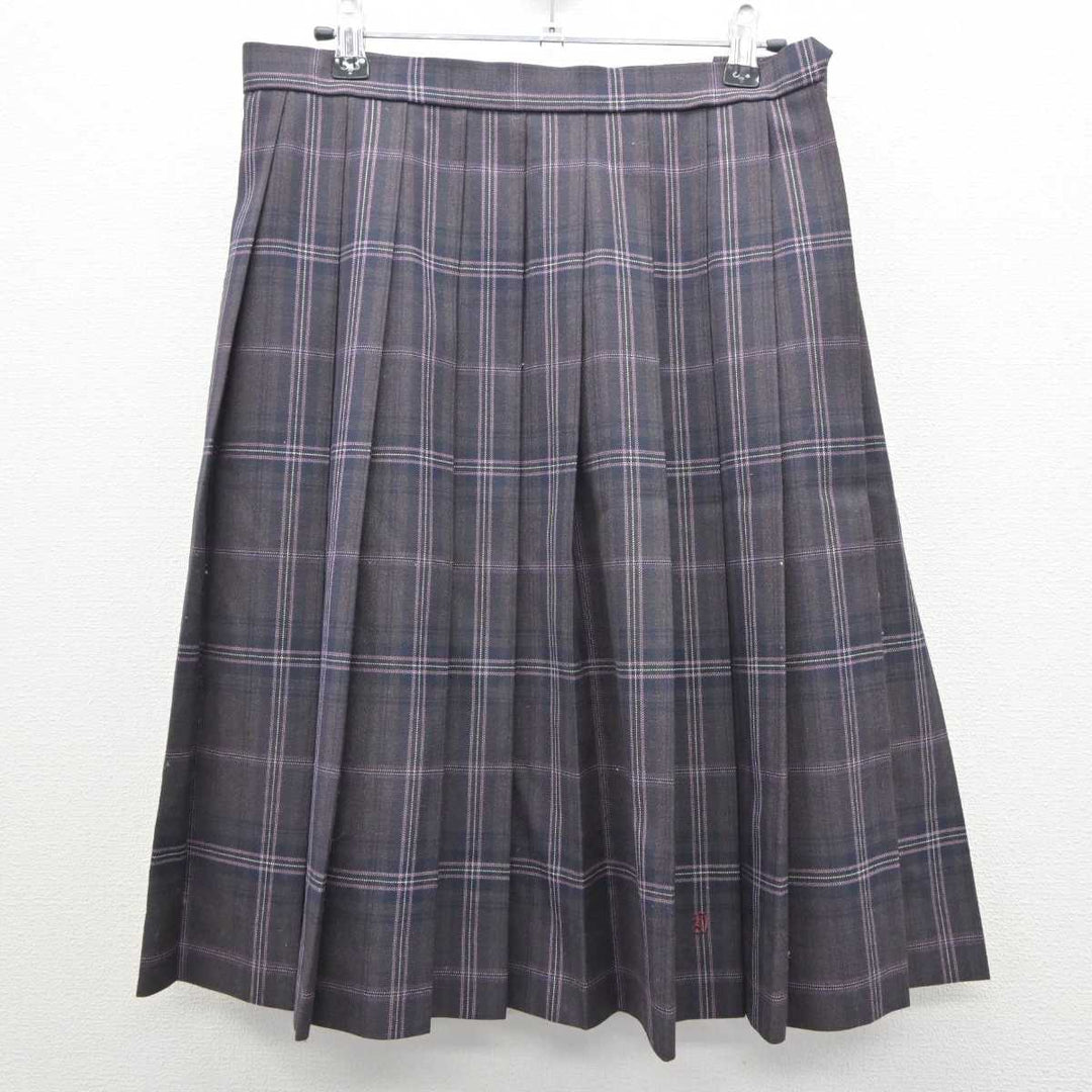 中古】茨城県 常総学院高等学校 女子制服 2点 (ニット・スカート 中古】茨城県 常総学院高等学校 女子制服 2点 (ニット・スカート
