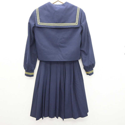 【中古】静岡県 掛川市立北中学校 女子制服 4点 (セーラー服・スカート) sf064306