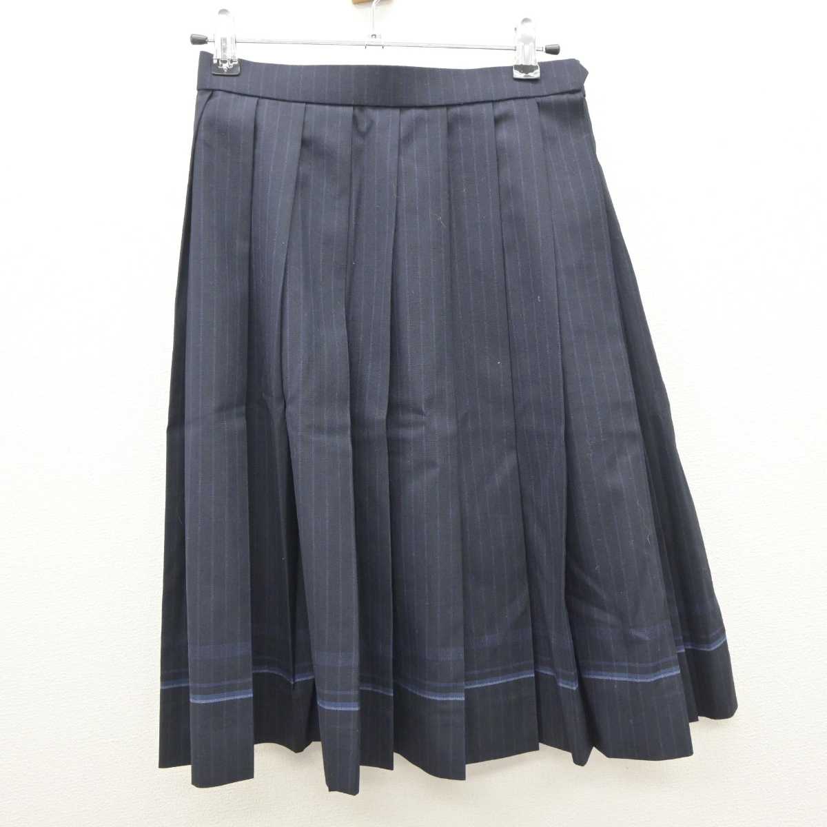 【中古】岡山県 倉敷高等学校 女子制服 4点 (ニットベスト・セーラー服・スカート) sf064310