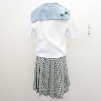 【中古】岡山県 就実高等学校 女子制服 2点 (セーラー服・スカート) sf064324