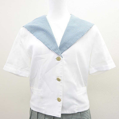 【中古】岡山県 就実高等学校 女子制服 2点 (セーラー服・スカート) sf064324