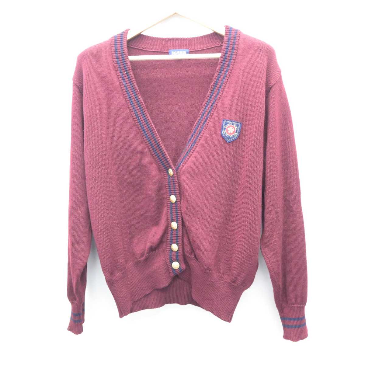 【中古】岡山県 就実高等学校 女子制服 2点 (ニット・ニット) sf064325