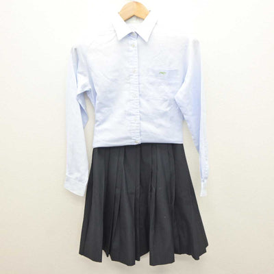 【中古】兵庫県 六甲アイランド高等学校 女子制服 5点 (ブレザー・シャツ・スカート) sf064328